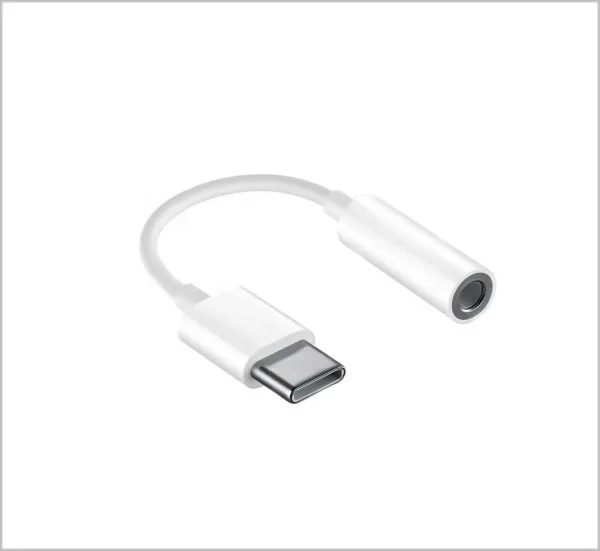 Huawei Adapter Typ C till 3.5MM - Vit