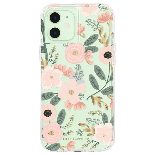 Case-Mate Rifle Paper Case iPhone 12 Mini - Wild Flowers - Bild 2