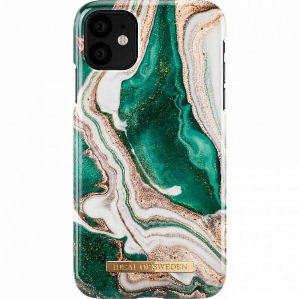 iDeal fodral för Apple iPhone 11 (golden jade marble)