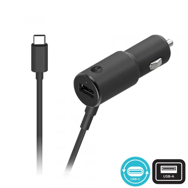 TurboPower 36 Dual Port Car charger w/ USB-C