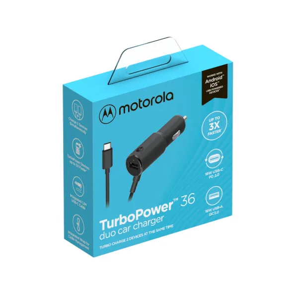 TurboPower 36 Dual Port Car charger w/ USB-C - Bild 7