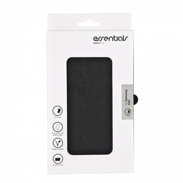 Samsung Galaxy S22 PU wallet,detach, 3 card, Black - Bild 5