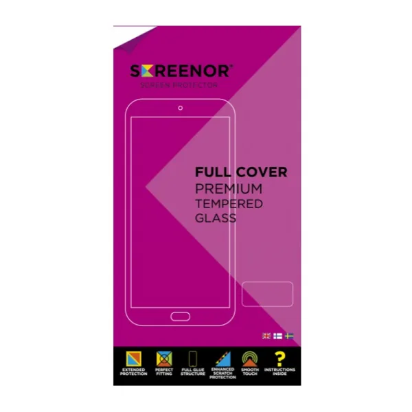 Screenor iPhone 14 Plus / 13 Pro Max Premium-skärmskydd, New Full Cover, svart - Bild 2