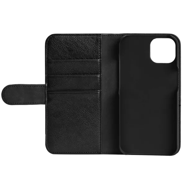 iPhone 13 Pro PU wallet, 3 cards, Black - Bild 4