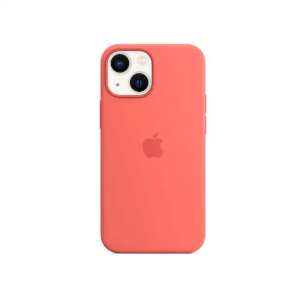 Apple Original iPhone 13 Skal Silicone Case MagSafe Rosa pomelo