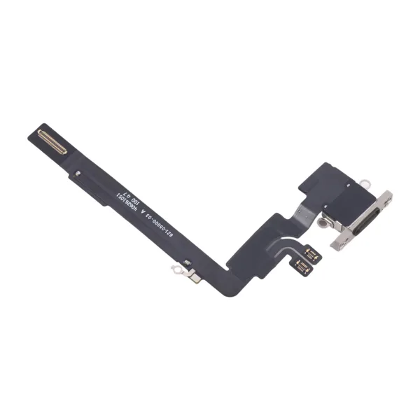 iPhone 16 Pro Laddningskontakt Flexkabel Original Svart - Bild 3