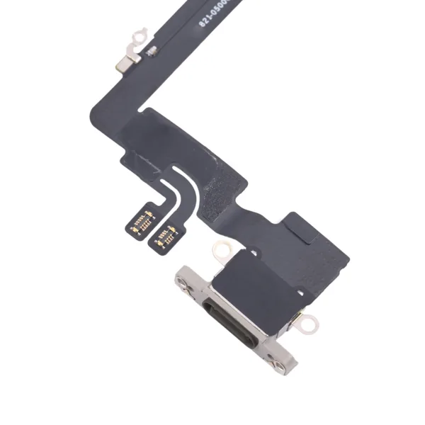 iPhone 16 Pro Laddningskontakt Flexkabel Original Svart - Bild 4