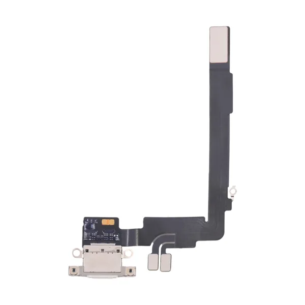 iPhone 16 Pro Laddningskontakt Flexkabel Original Vit