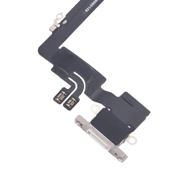 iPhone 16 Pro Laddningskontakt Flexkabel Original Vit - Bild 4