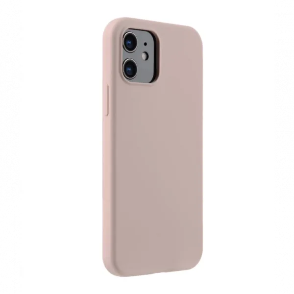 Melkco Aqua Silikon Skal Apple iPhone 12 Mini - Sand Pink