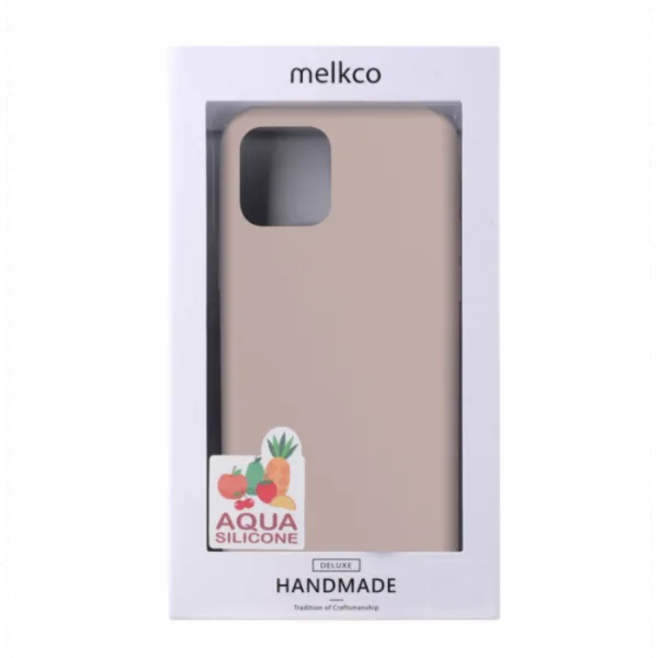 Melkco Aqua Silikon Skal Apple iPhone 12 Mini - Sand Pink - Bild 4